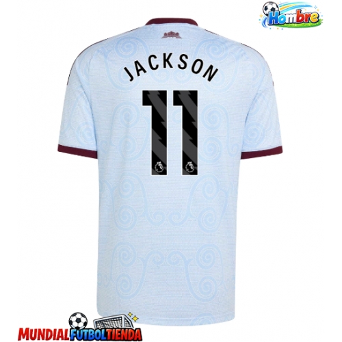 Camiseta Aston Villa Nicolas Jackson #11 Tercera Equipación Replica 2026-27 mangas cortas